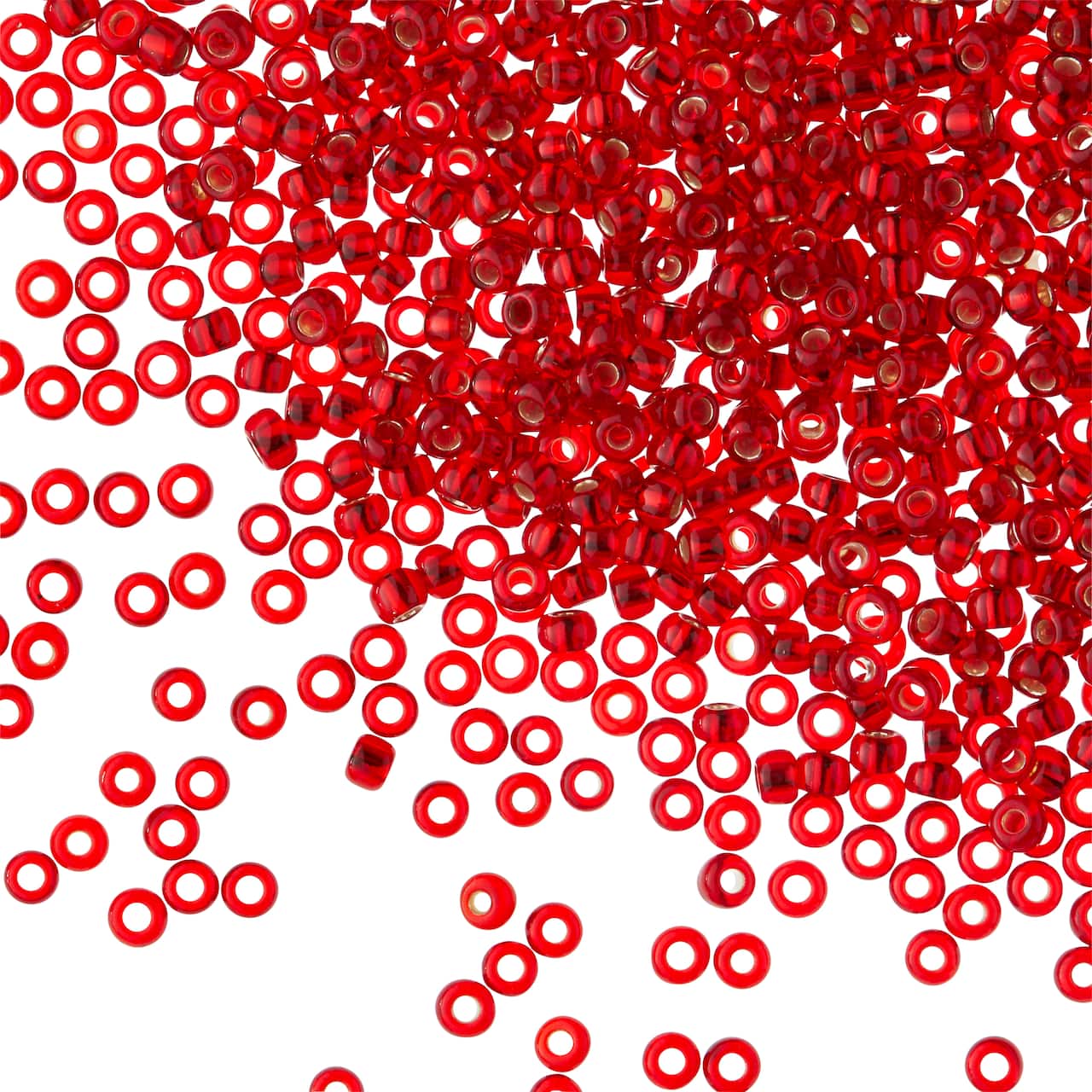 12 Pack: John Bead Transparent Czech Glass Seed Beads, 11/0